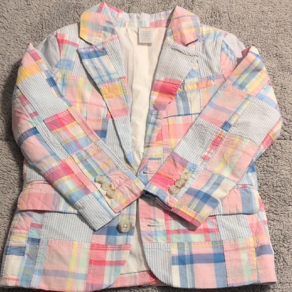 Colorful Patchwork Kids Blazer